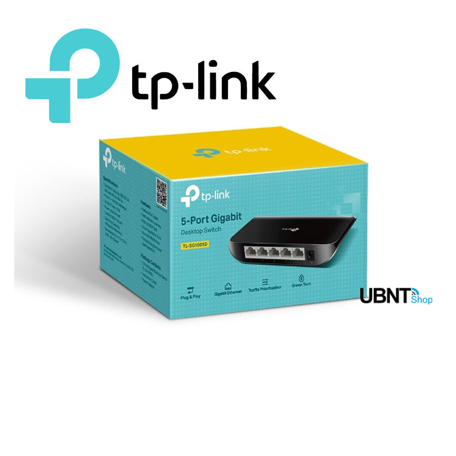 5-port Desktop Gigabit 10/100/1000M TP-LINK 5 Switch, RJ45 ports