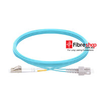 LC-LC UPC Duplex OM3 Multimode Fibre Patch Lead 2.0mm PVC (OFNR)