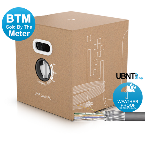 UISP Cable PRO Cat5e Sold By The Meter (BTM). Ethernet Shielded Cable Outdoor 